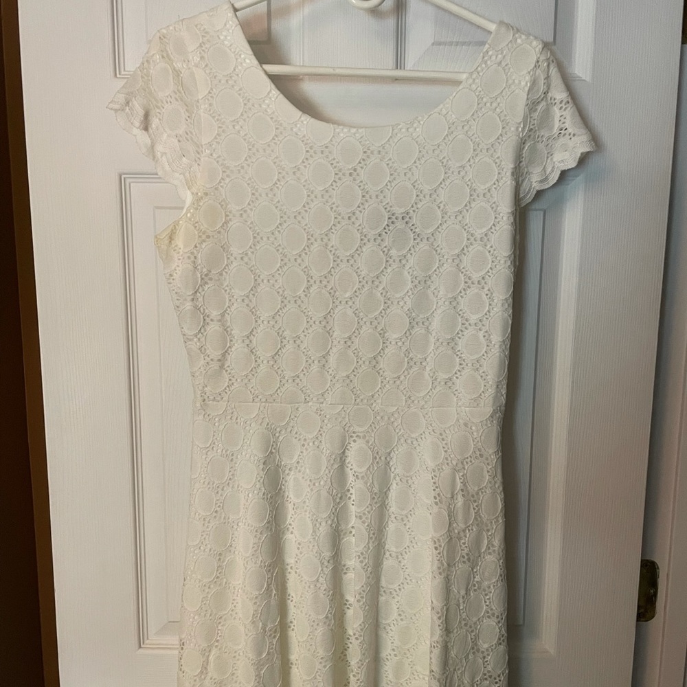 Short White Lace Dress